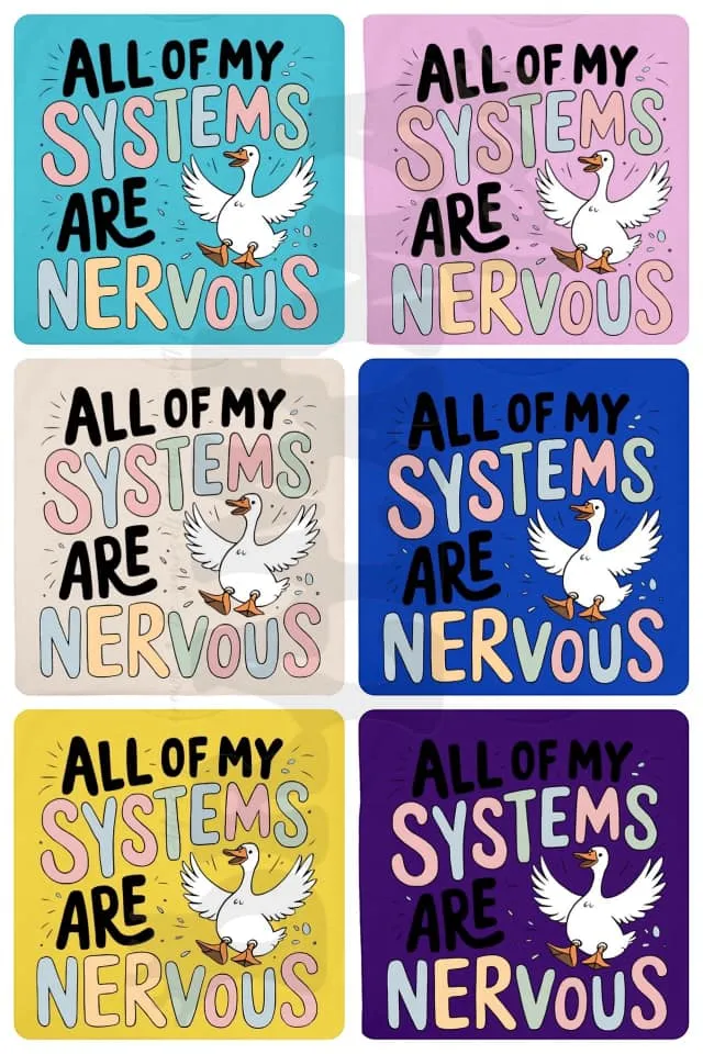 All My Systems are Nervous 1: Pre-Order *Multiple Color Options*