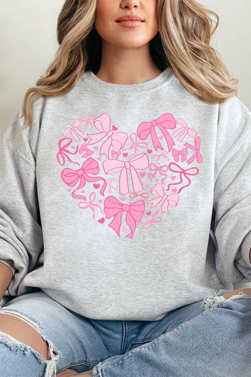 All The Bows Valentine Heart Unisex NuBlend Crew Sweatshirt