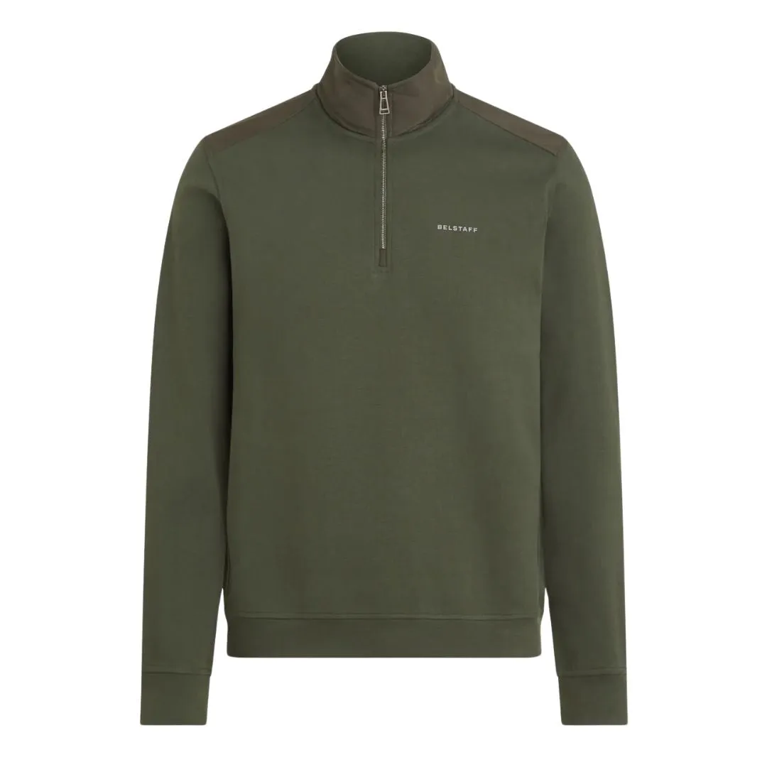 Alloy Quarter Zip Cotton Fleece Sweatshirt 105238