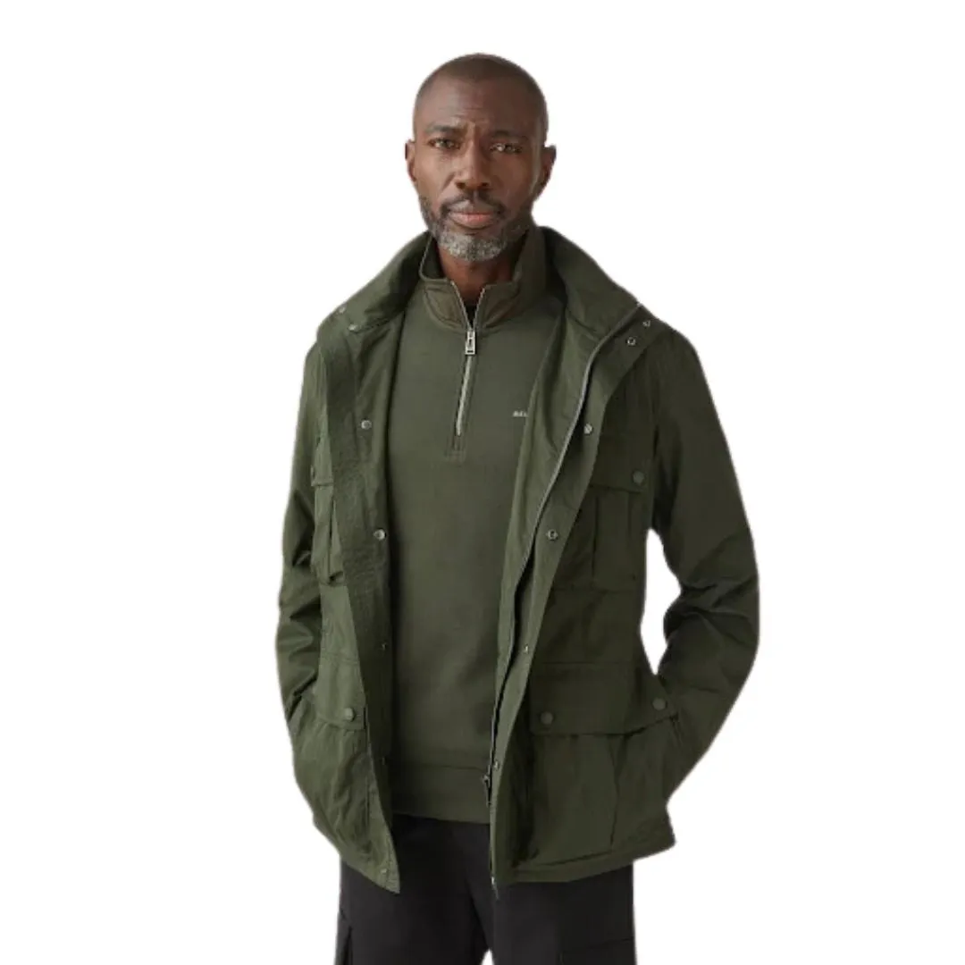 Alloy Quarter Zip Cotton Fleece Sweatshirt 105238