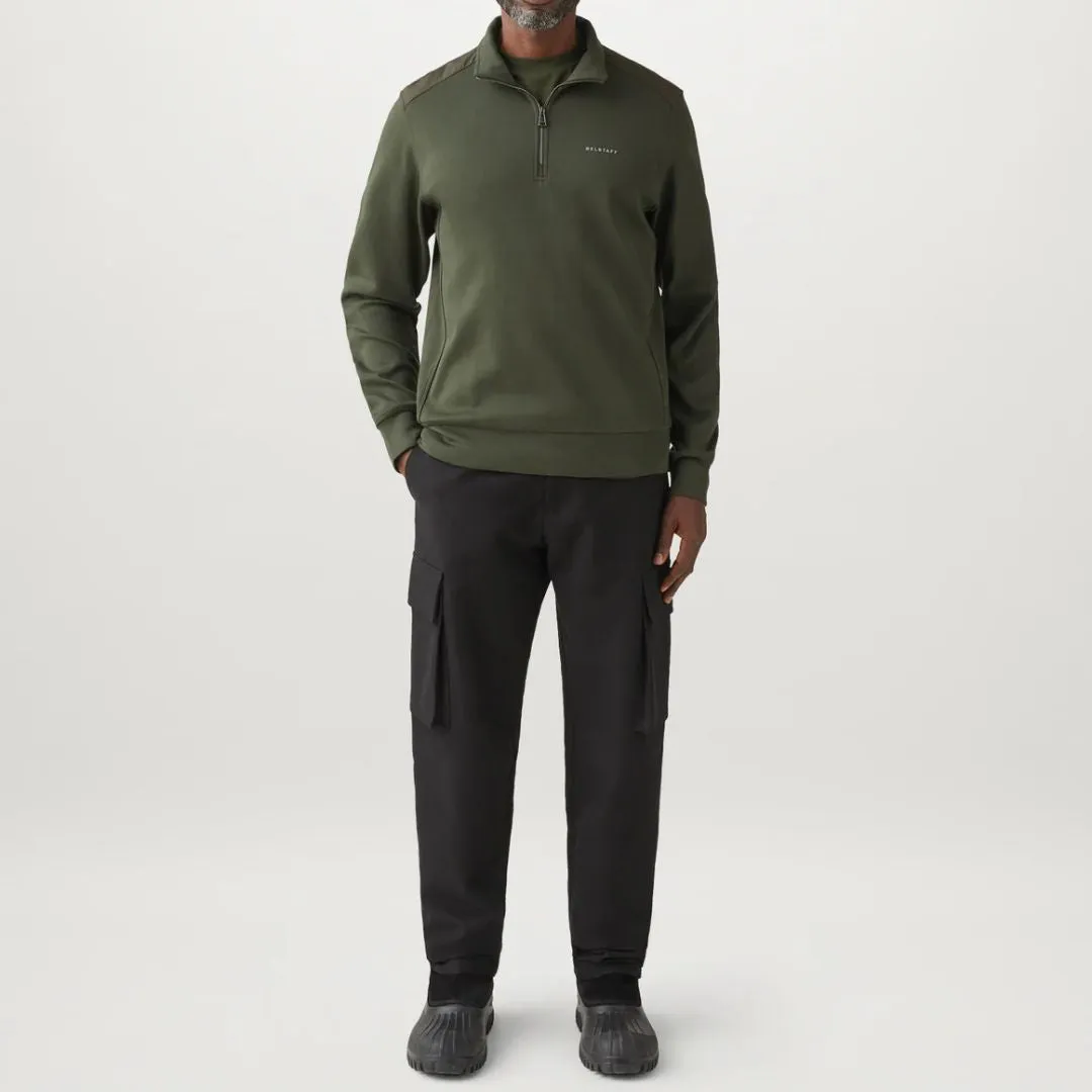 Alloy Quarter Zip Cotton Fleece Sweatshirt 105238