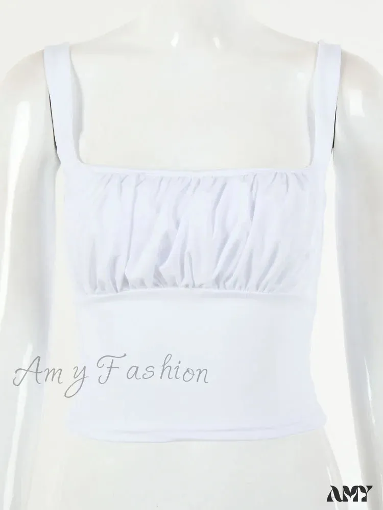 Amy Fashion - Solid Purple Satin Silk Skirt