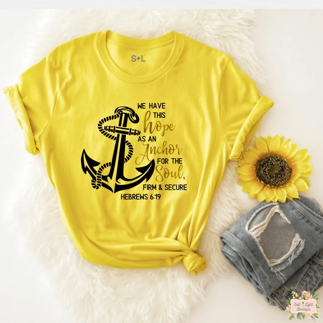 ANCHORED SHORT SLEEVE WOMEN'S T-SHIRT | UNISEX CUT