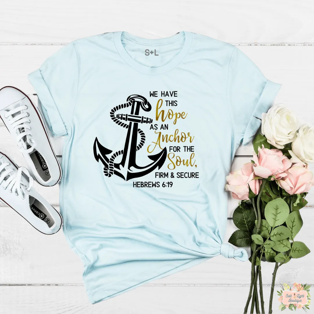 ANCHORED SHORT SLEEVE WOMEN'S T-SHIRT | UNISEX CUT