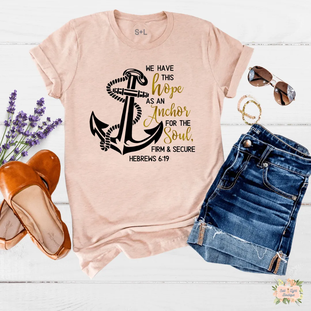 ANCHORED SHORT SLEEVE WOMEN'S T-SHIRT | UNISEX CUT