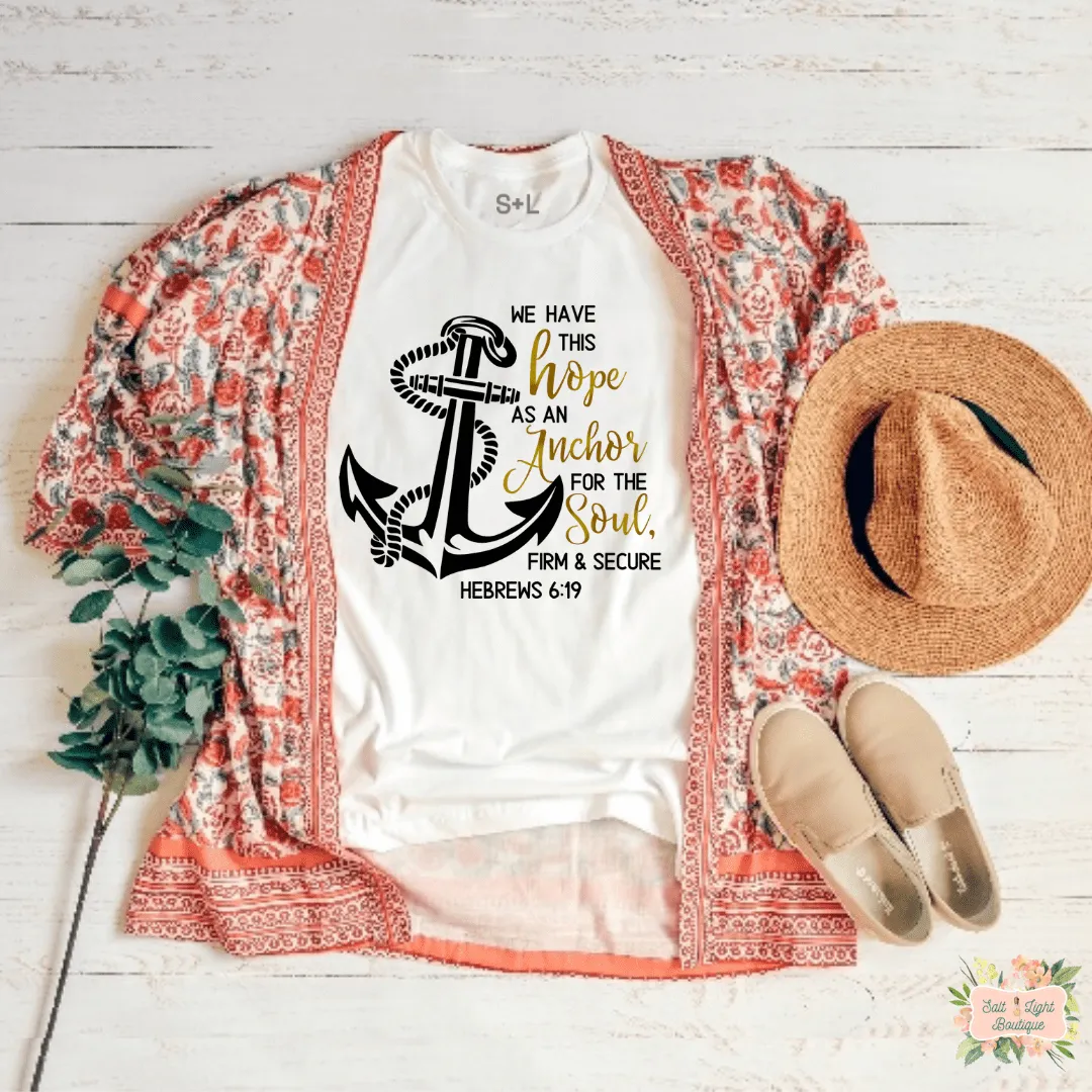 ANCHORED SHORT SLEEVE WOMEN'S T-SHIRT | UNISEX CUT