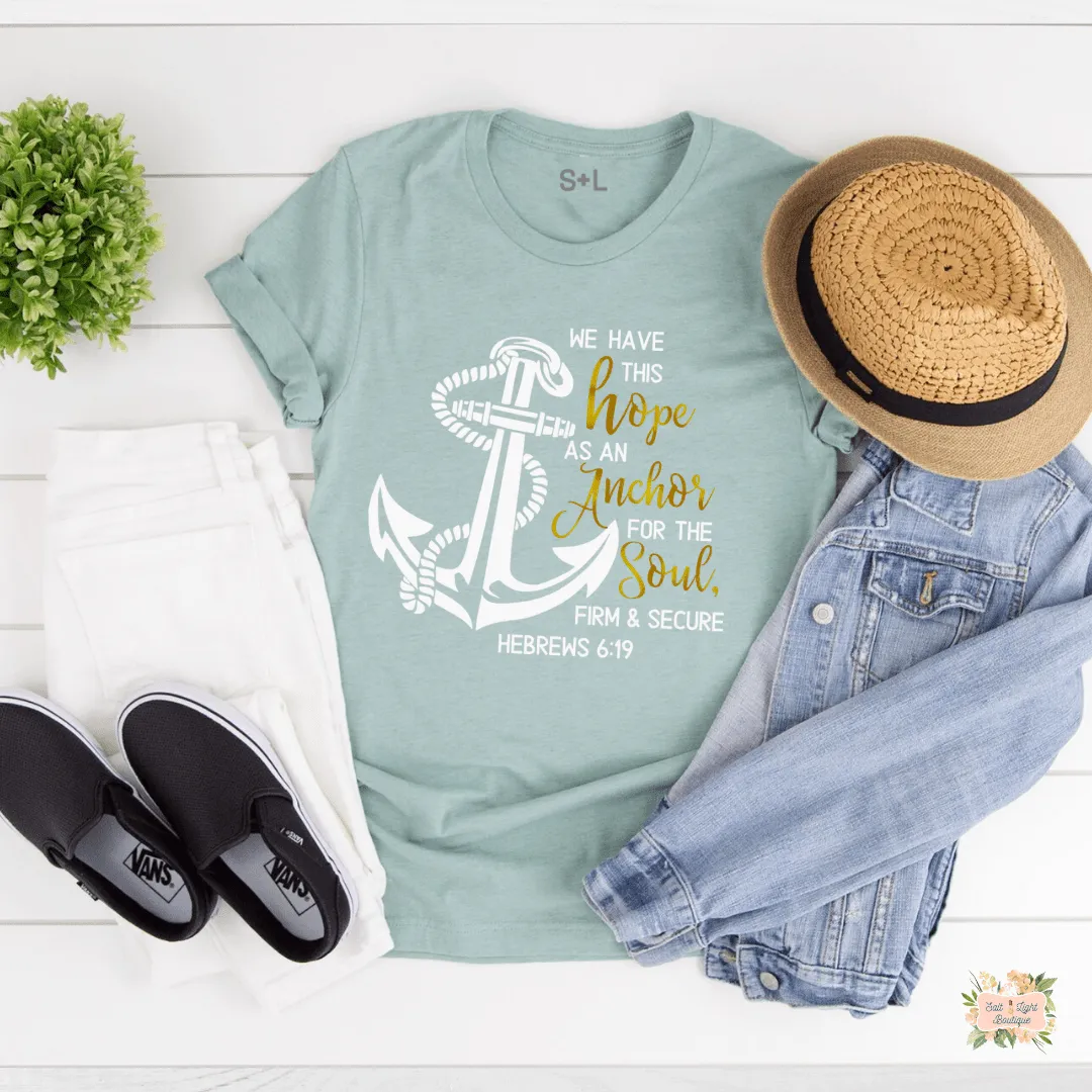 ANCHORED SHORT SLEEVE WOMEN'S T-SHIRT | UNISEX CUT