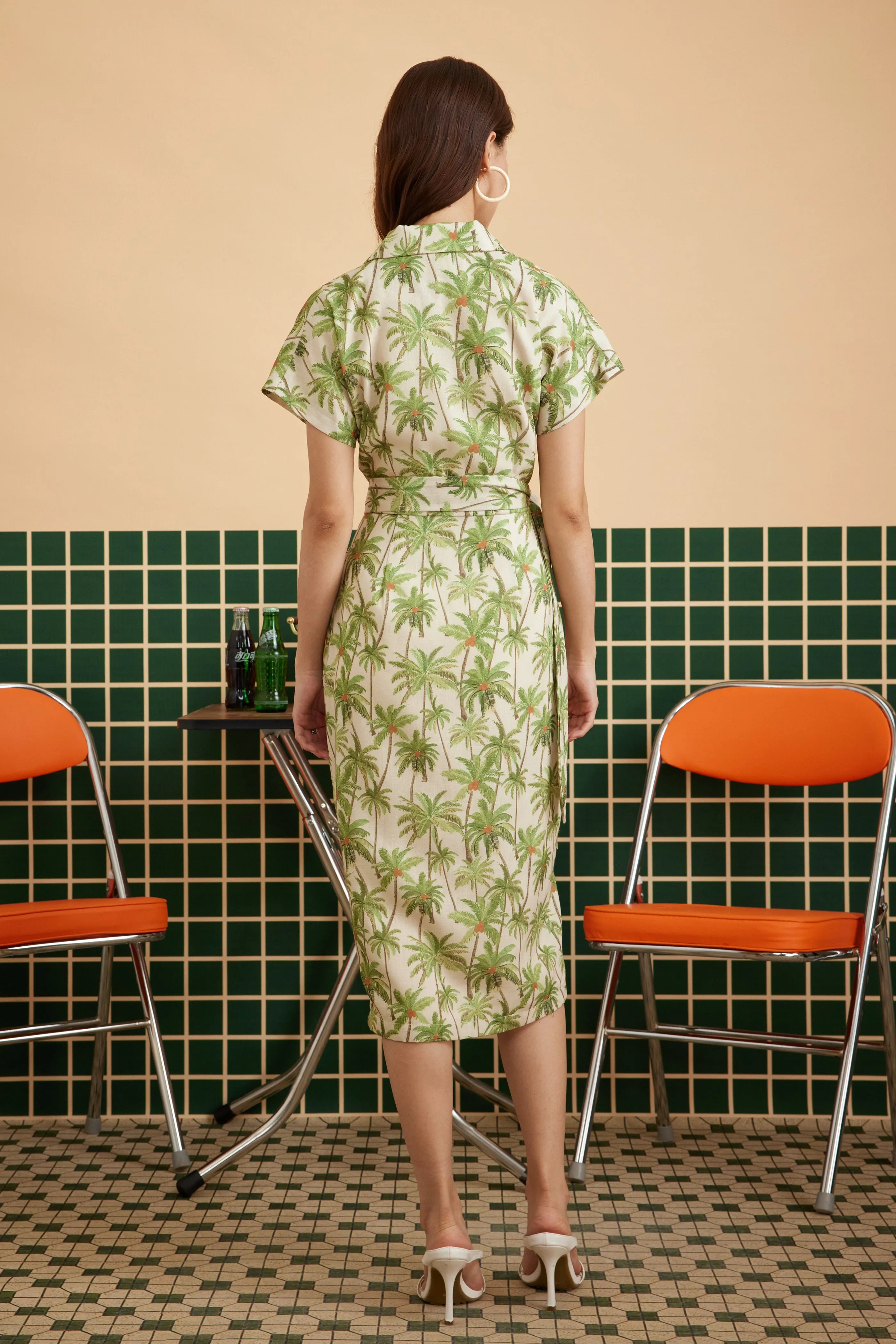 ARABELLA DRESS IN LIGHT TROPIC