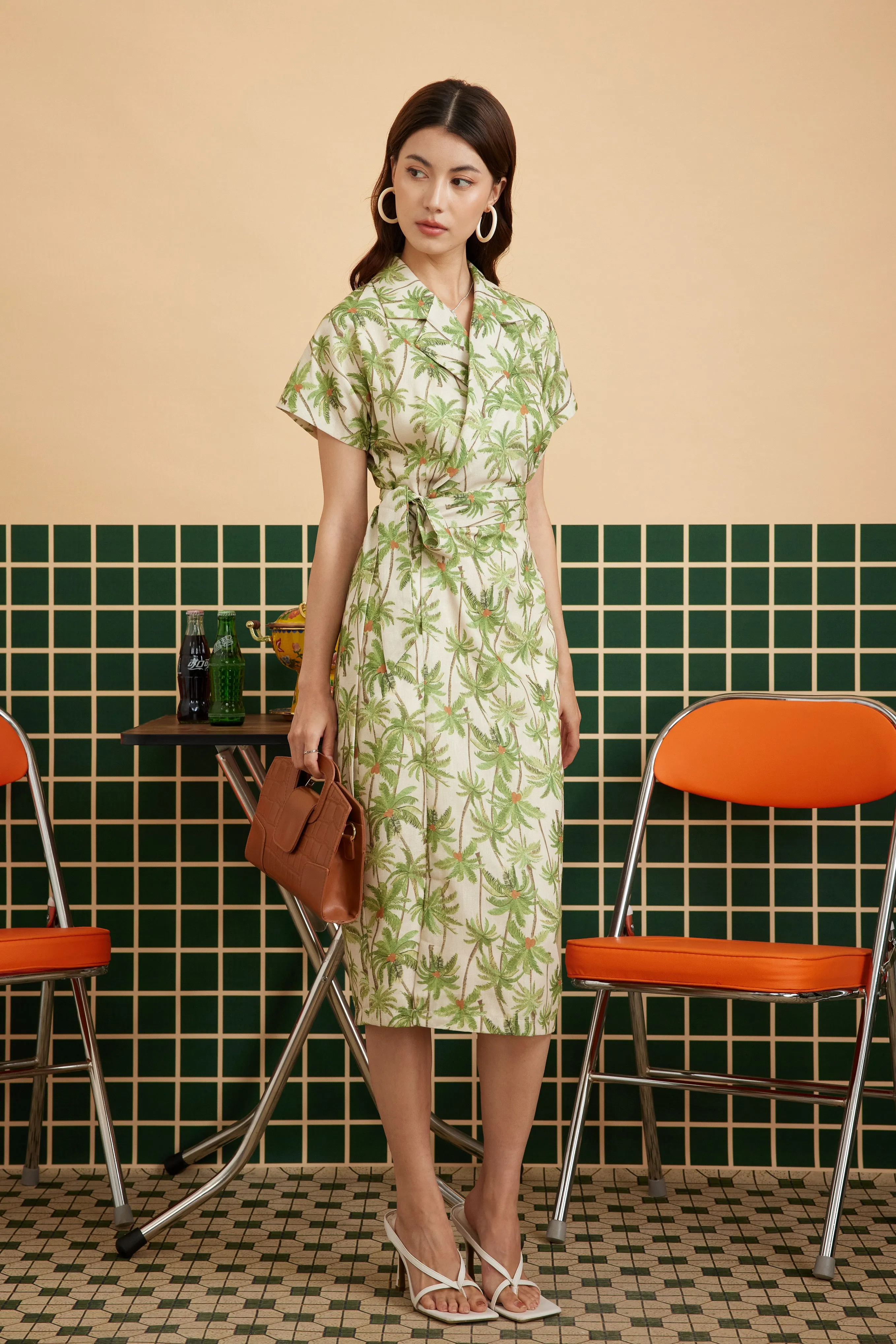 ARABELLA DRESS IN LIGHT TROPIC