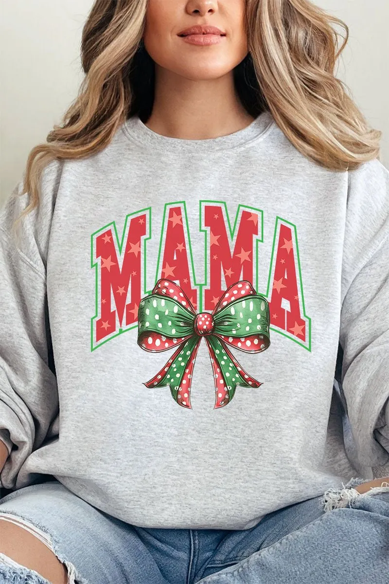 Arched Red And Green Mama Unisex NuBlend Crew Sweatshirt