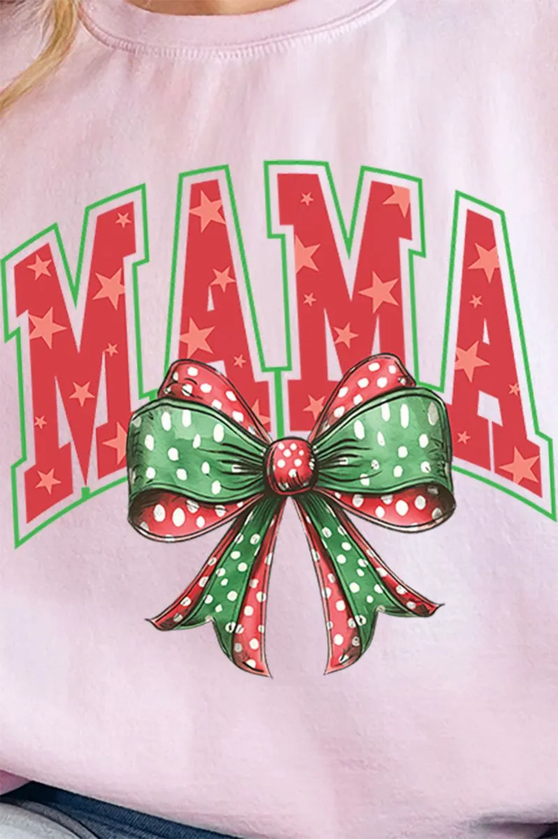 Arched Red And Green Mama Unisex NuBlend Crew Sweatshirt
