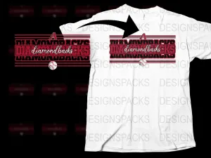 Arizona Diamondbacks Graphic Design Png Digital Download
