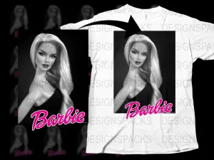 Barbie Doll Inspired Fashion Png Digital Download