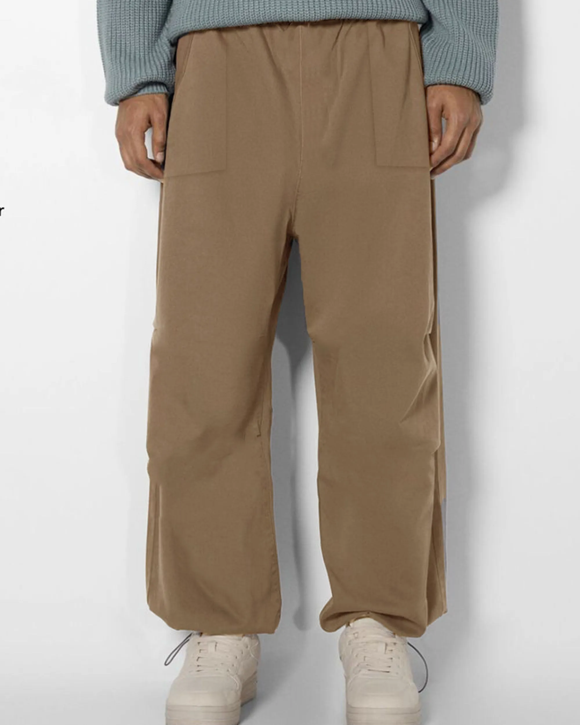 Basic Men Soft Pants - Beige