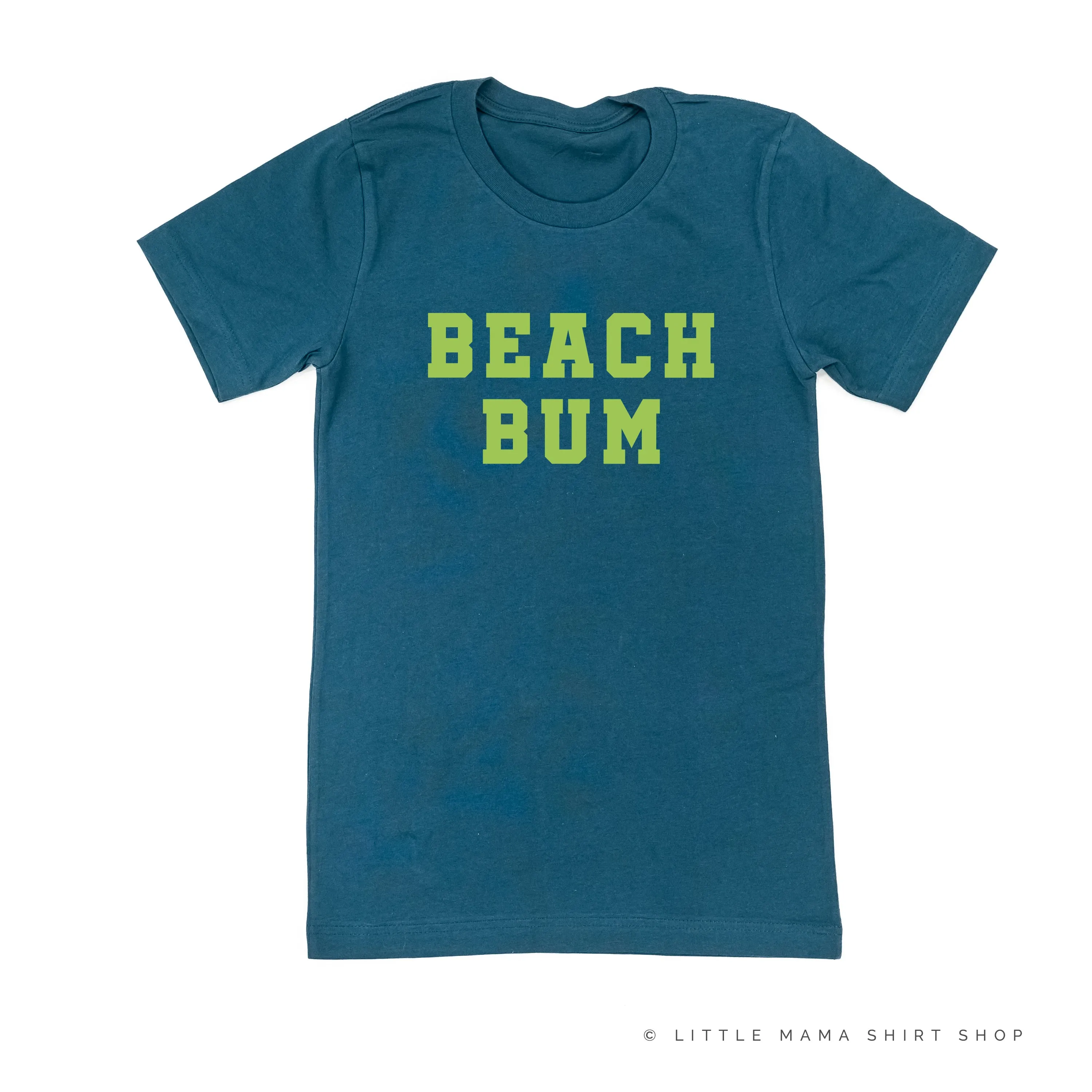 BEACH BUM DESIGN FRONT / OCEAN SUNSET BACK - Unisex Tee