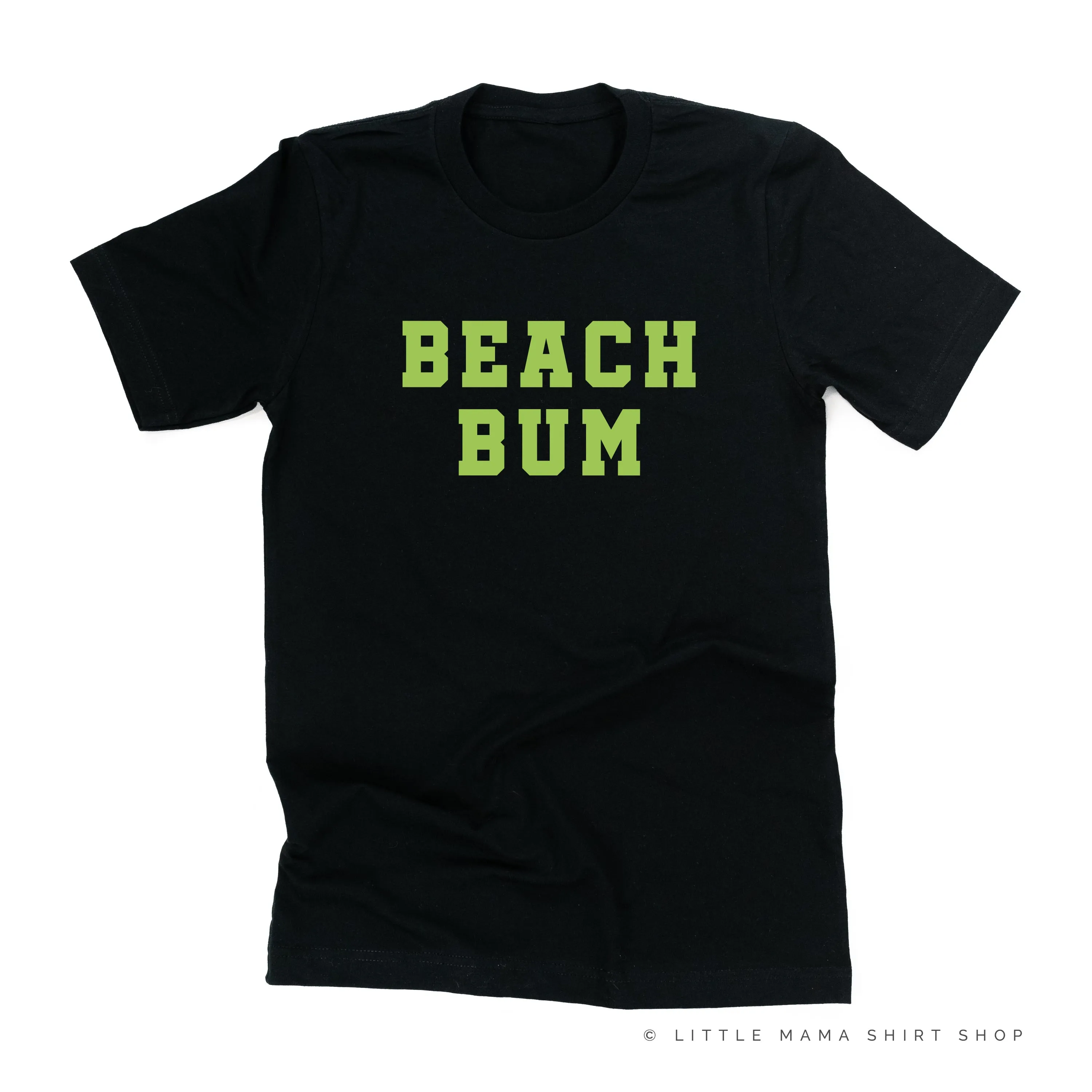 BEACH BUM DESIGN FRONT / OCEAN SUNSET BACK - Unisex Tee