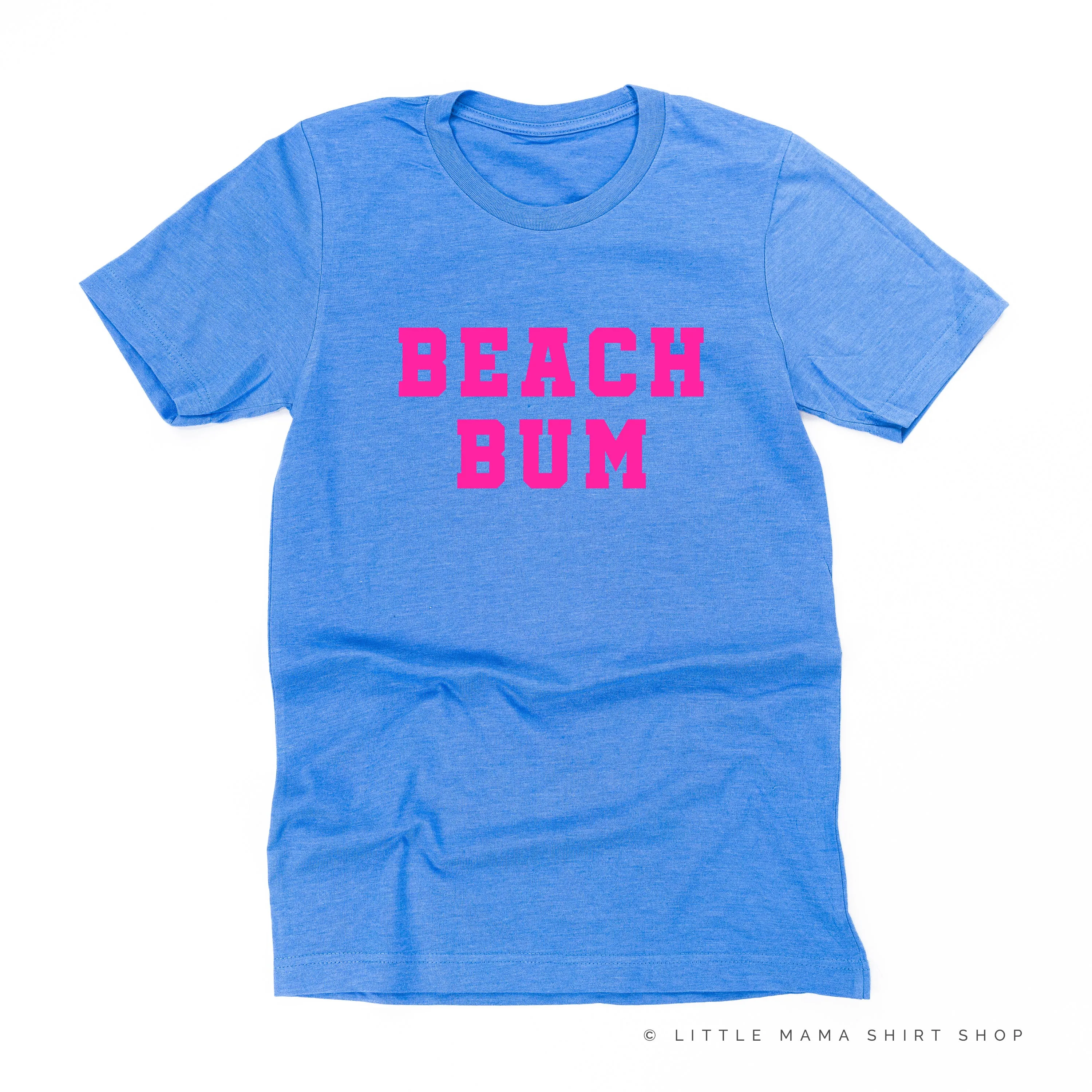 BEACH BUM DESIGN FRONT / OCEAN SUNSET BACK - Unisex Tee