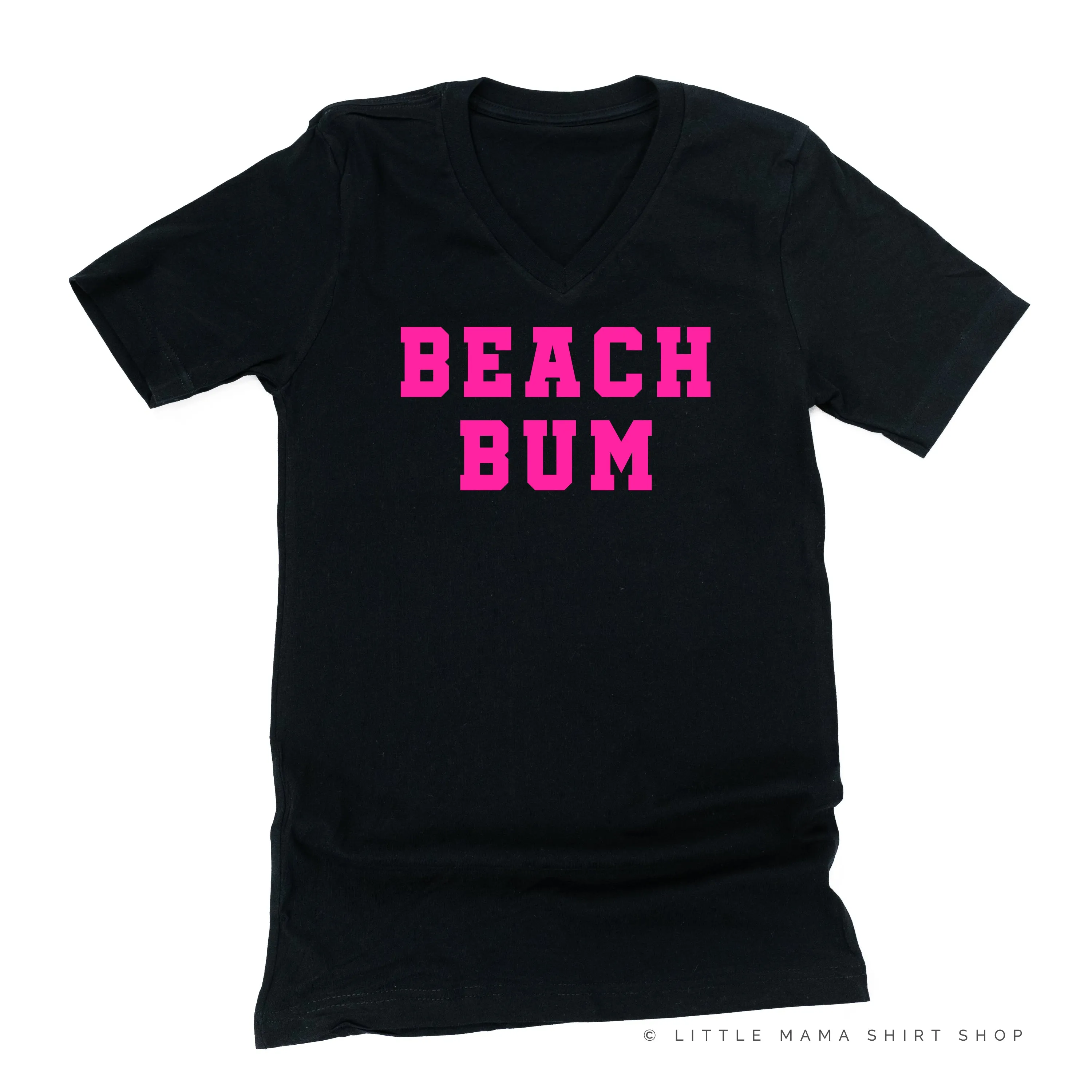 BEACH BUM DESIGN FRONT / OCEAN SUNSET BACK - Unisex Tee