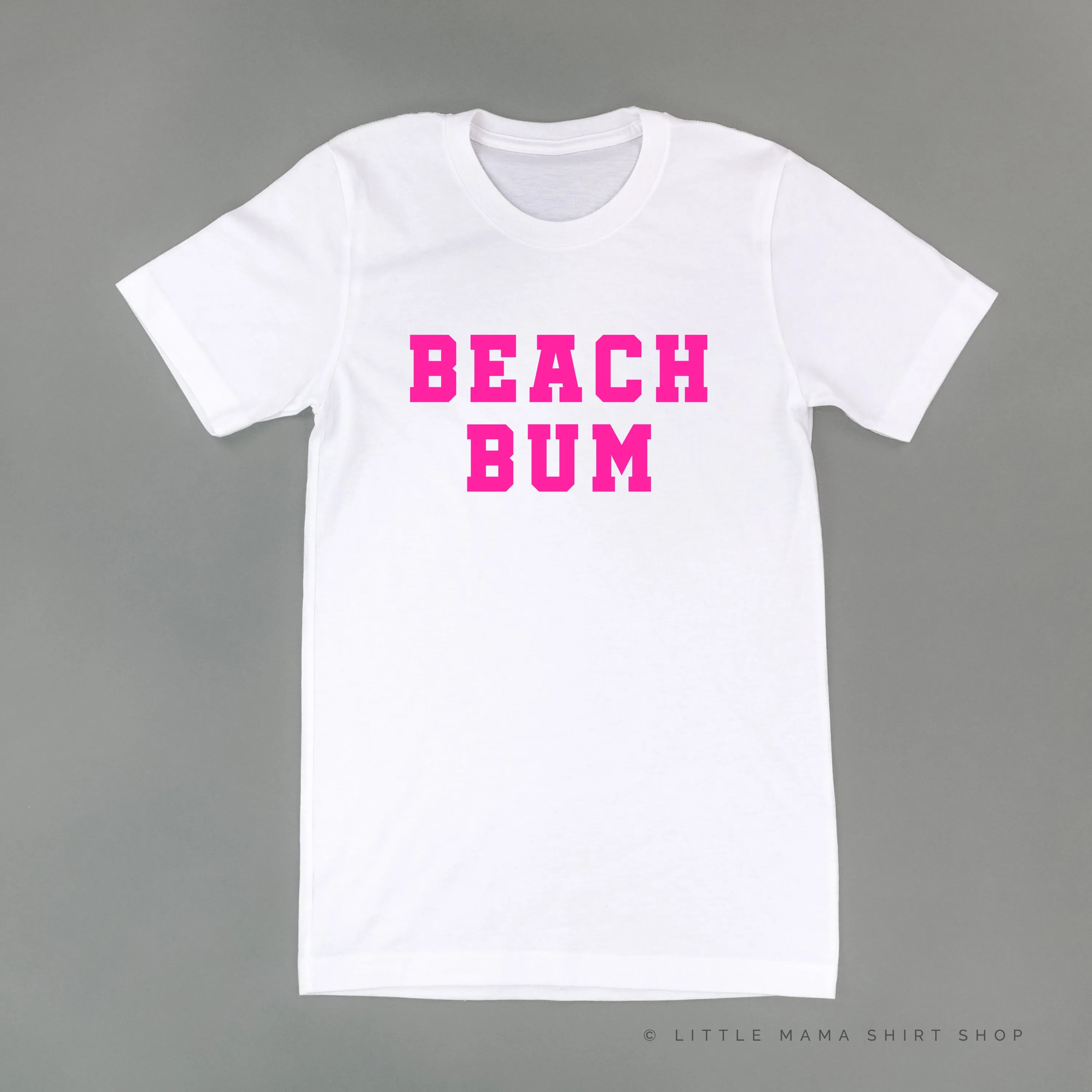 BEACH BUM DESIGN FRONT / OCEAN SUNSET BACK - Unisex Tee