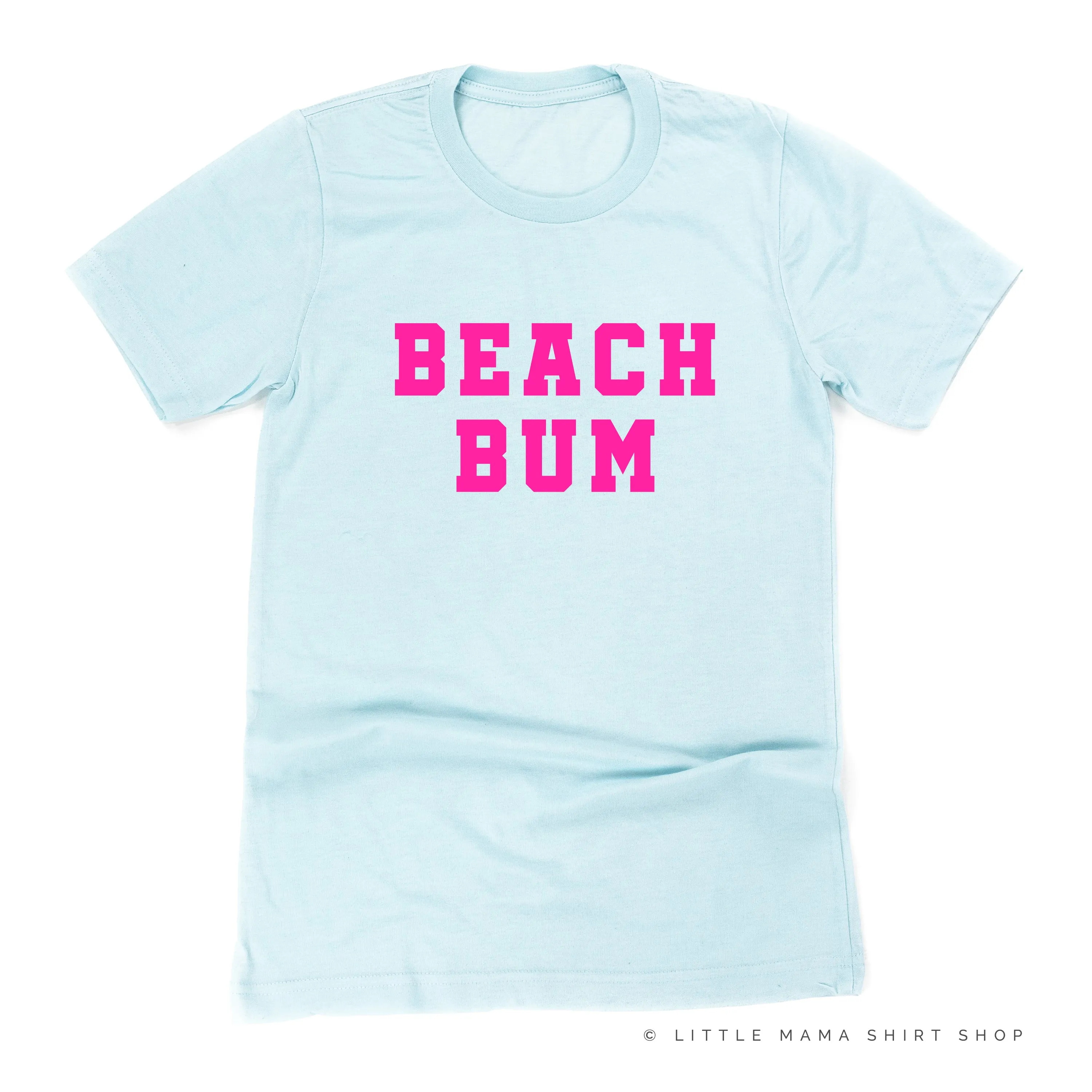 BEACH BUM DESIGN FRONT / OCEAN SUNSET BACK - Unisex Tee