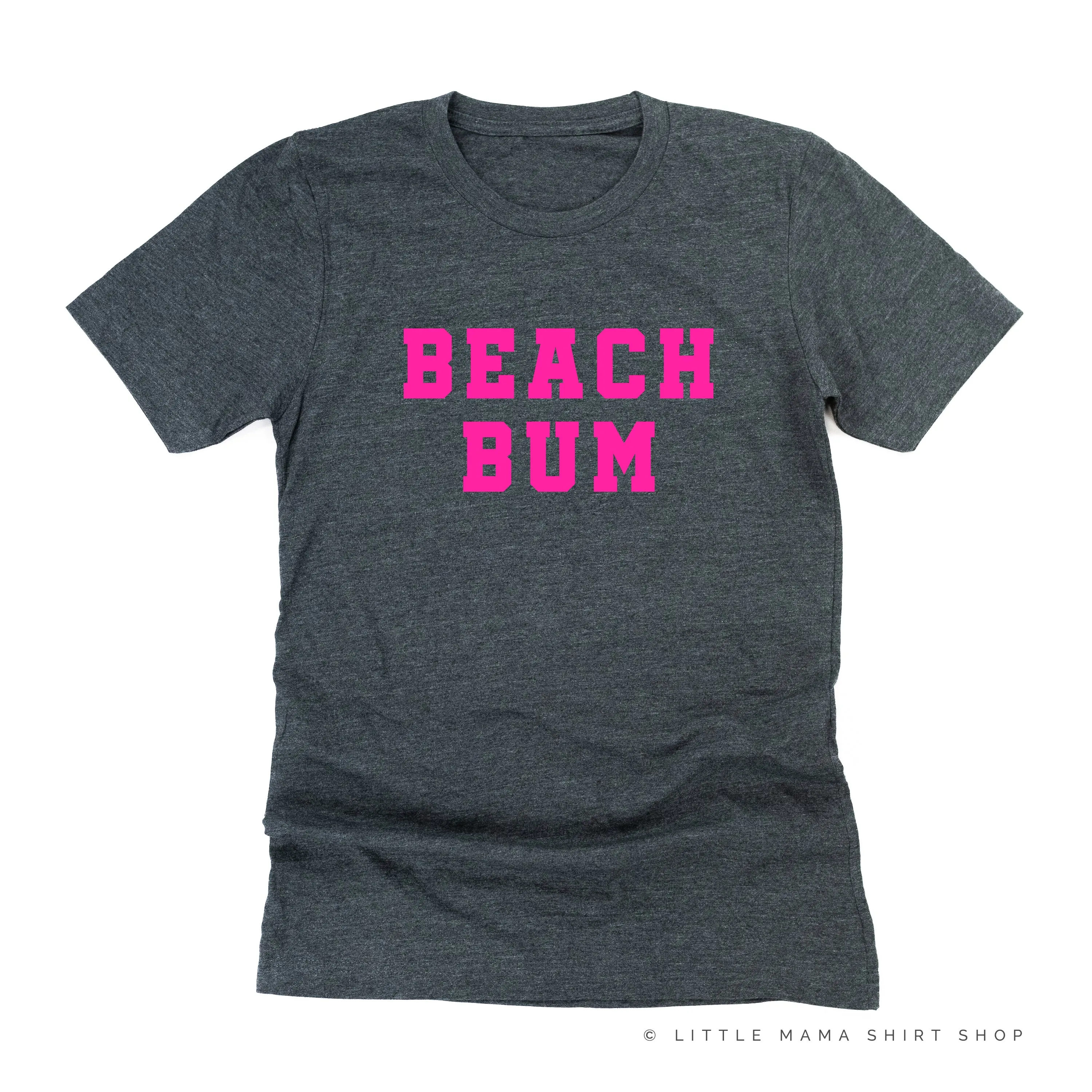 BEACH BUM DESIGN FRONT / OCEAN SUNSET BACK - Unisex Tee