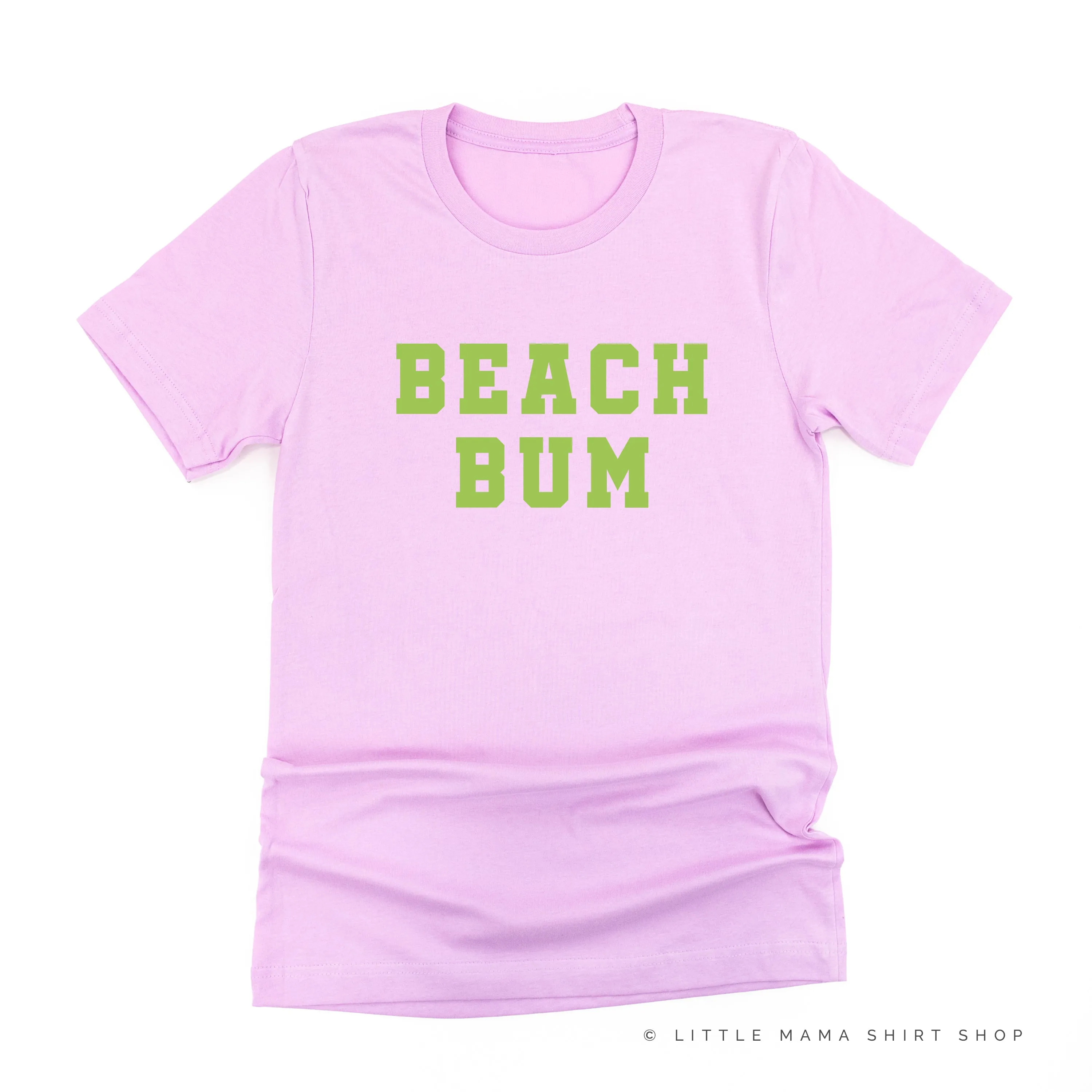 BEACH BUM DESIGN FRONT / OCEAN SUNSET BACK - Unisex Tee