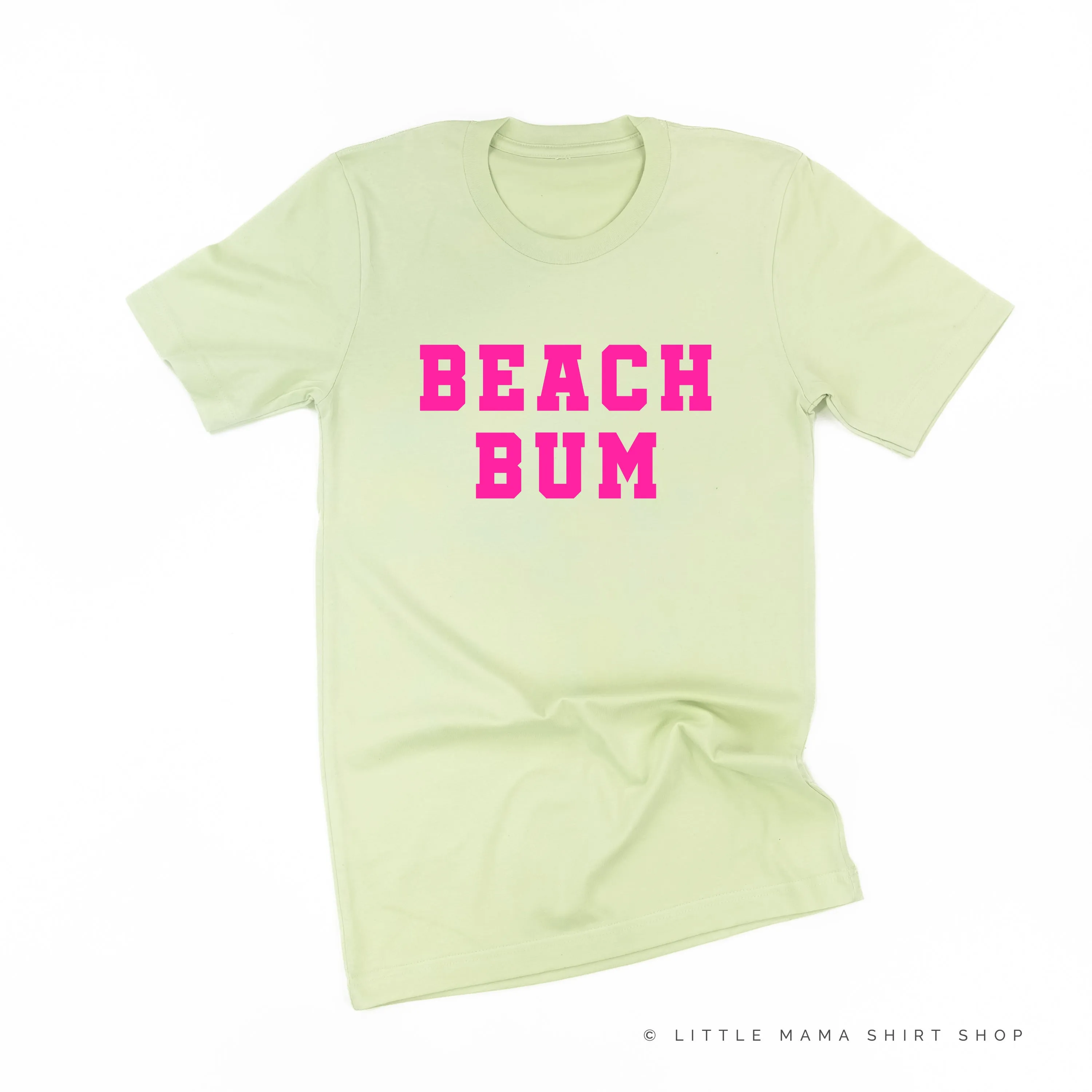 BEACH BUM DESIGN FRONT / OCEAN SUNSET BACK - Unisex Tee