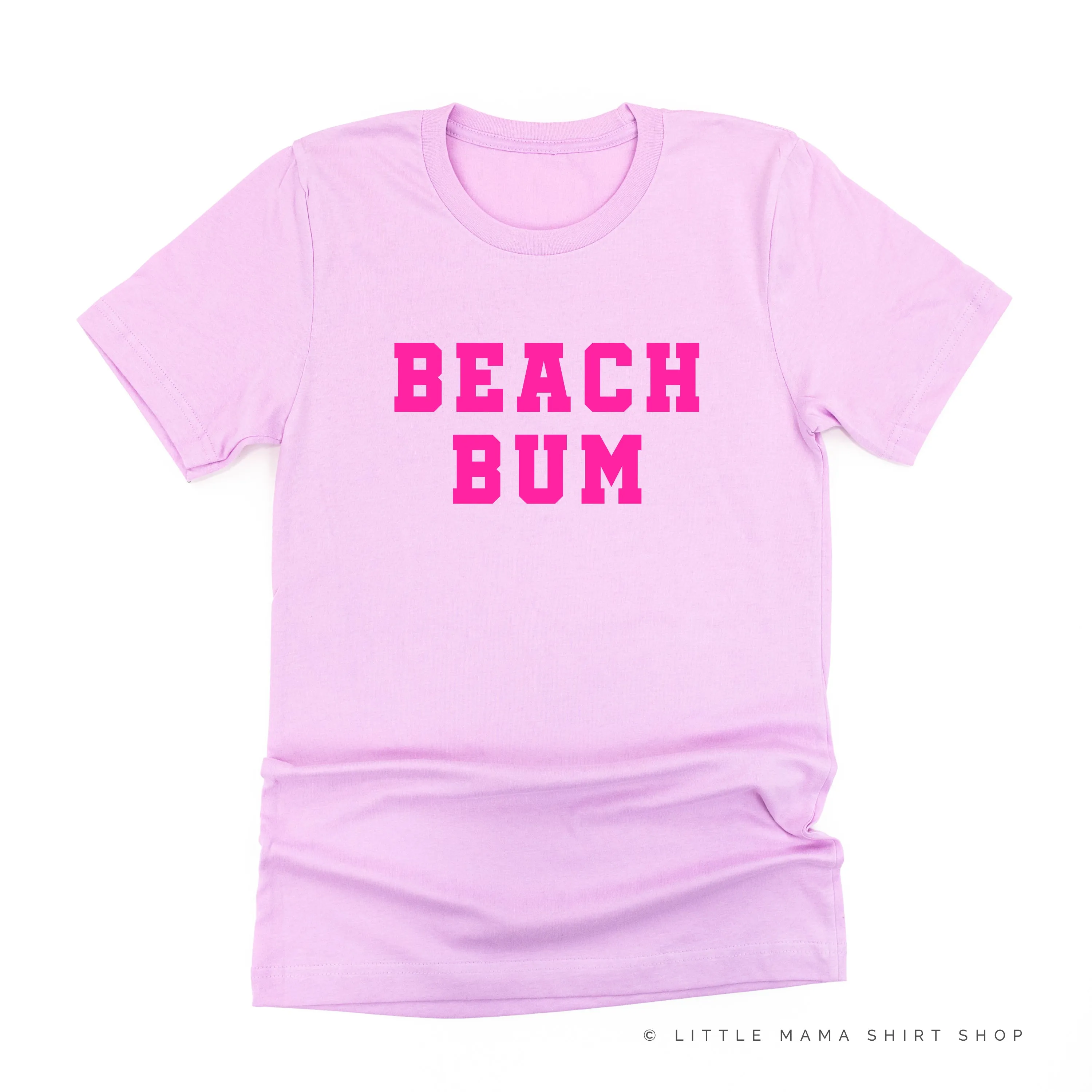 BEACH BUM DESIGN FRONT / OCEAN SUNSET BACK - Unisex Tee