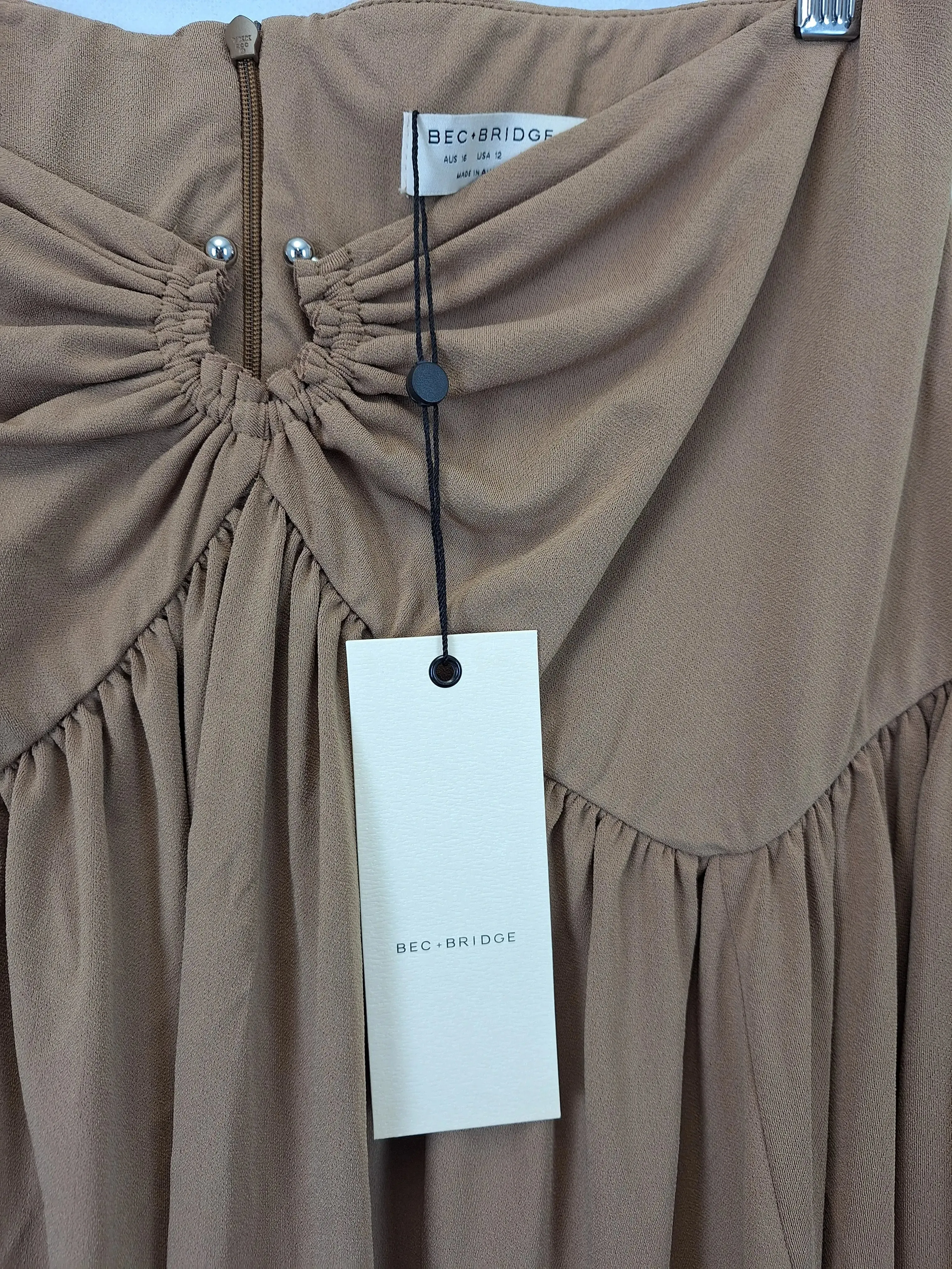 Bec   Bridge Elegant Duo Split Maxi Skirt Size 16