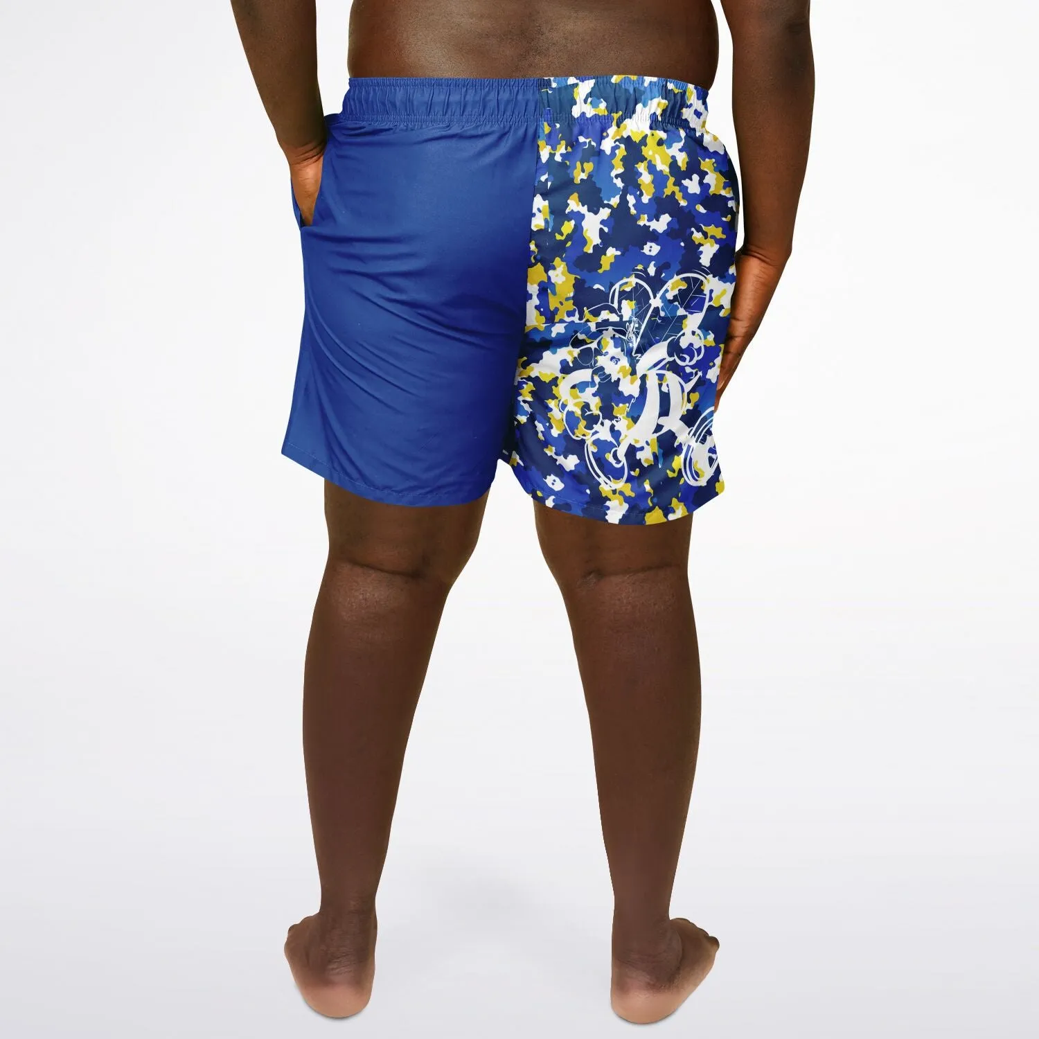 Blk Insct Famili Plus-size Swim Trunks - AOP