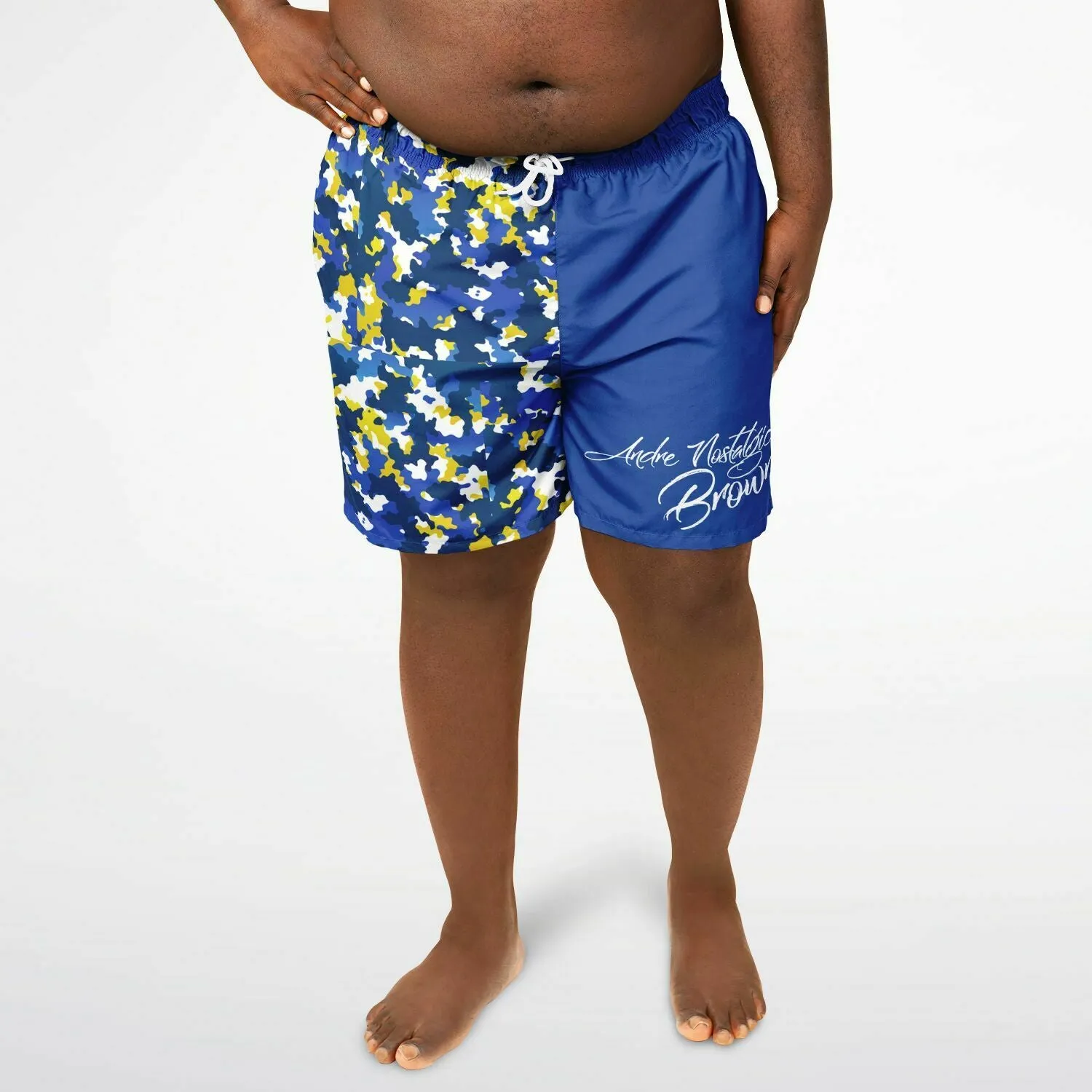 Blk Insct Famili Plus-size Swim Trunks - AOP