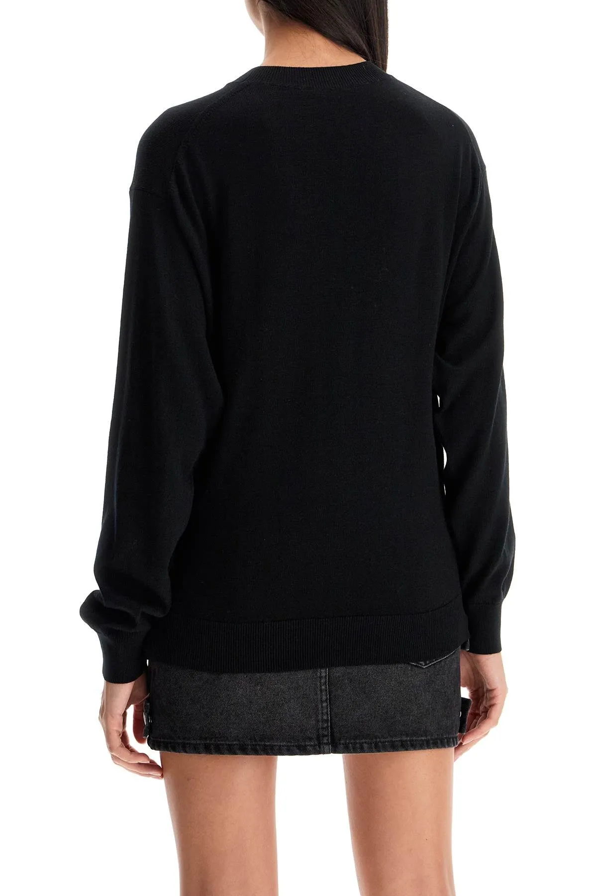 boke flower pullover FE62PU4893LB BLACK