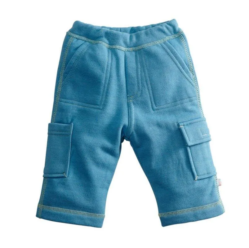 Boy's Bamboo Soft Cargo Pants - Ocean