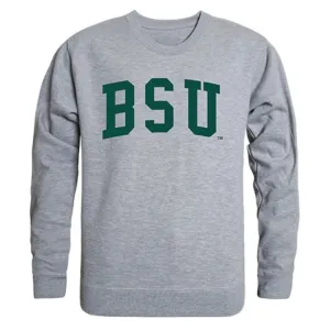 BSU Bemidji State University Game Day Crewneck Pullover Sweatshirt Sweater Heather Grey