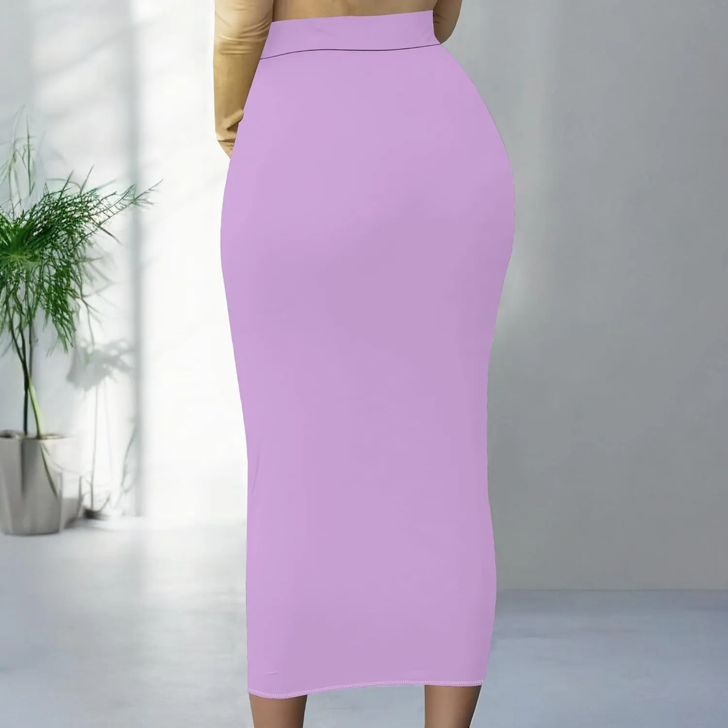 BXBY Women's Slim fit Bodycon Party Club Night Out Elegant Ruched High Waist Long Pencil Skirt with Side Shirring