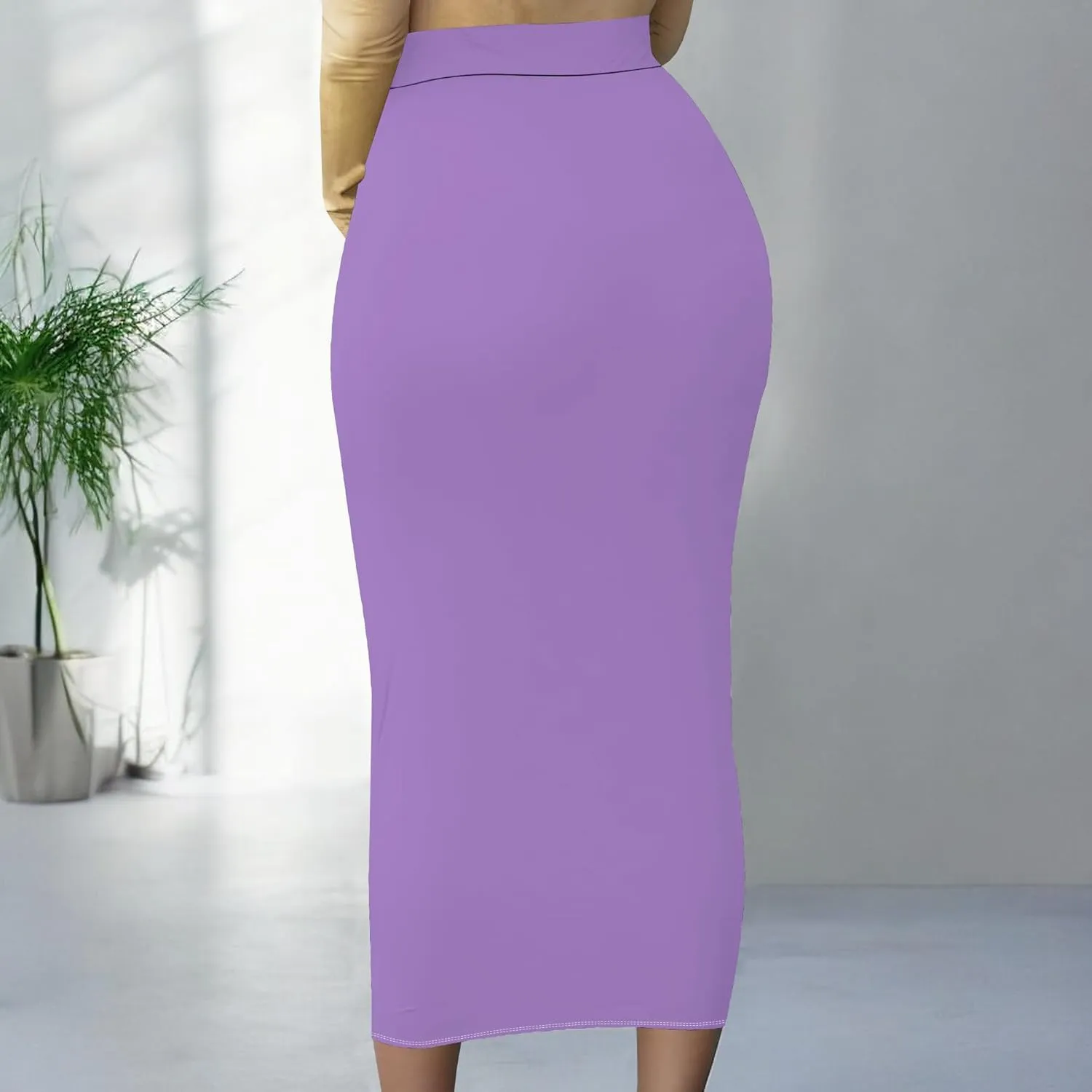 BXBY Women's Slim fit Bodycon Party Club Night Out Elegant Ruched High Waist Long Pencil Skirt with Side Shirring