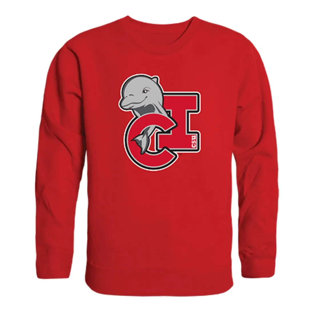 Cal State University Channel Islands The Dolphins Crewneck Pullover Sweatshirt Sweater Heather Grey