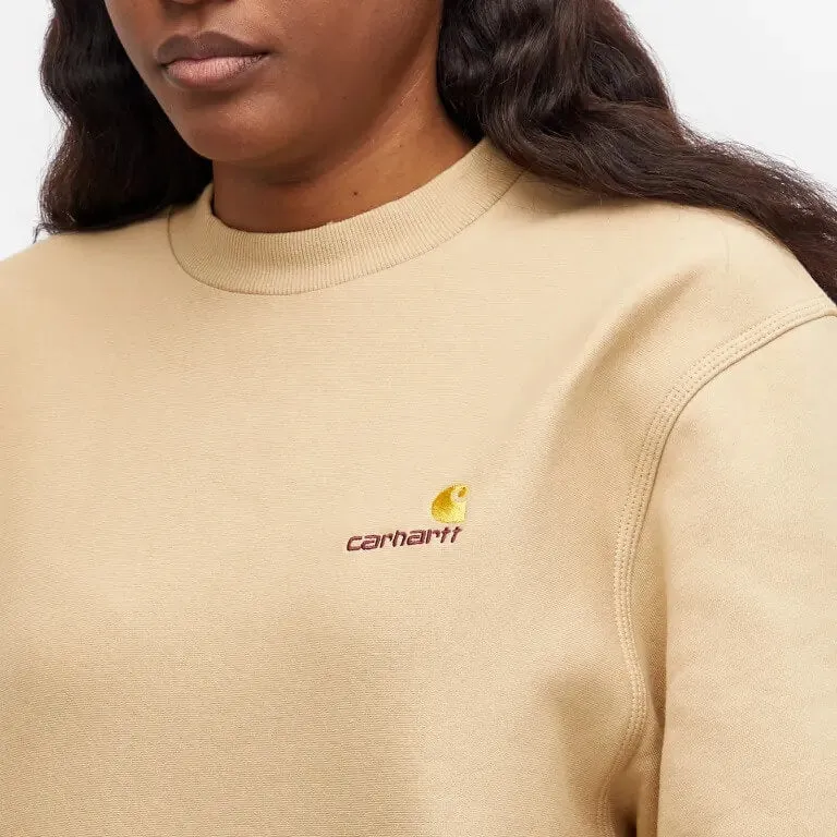 Carhartt Wip American Script Sweatshirt, beige