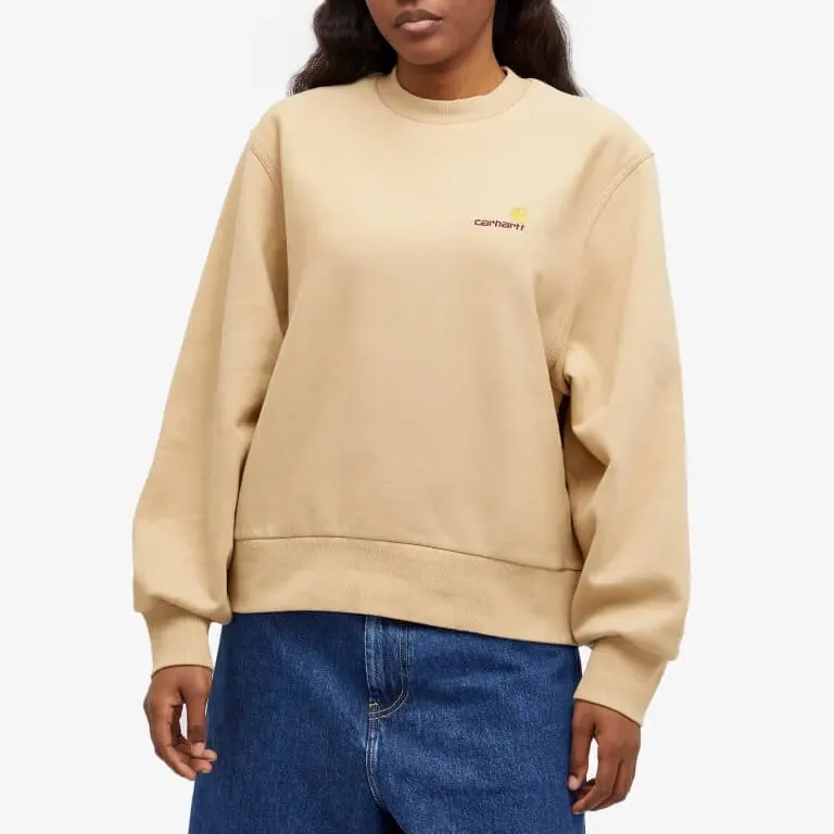 Carhartt Wip American Script Sweatshirt, beige