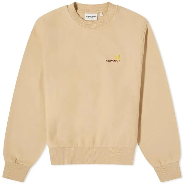 Carhartt Wip American Script Sweatshirt, beige