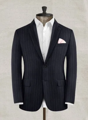 Charles Clayton Calos Blue Wool Cashmere Jacket