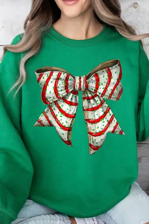 Christmas Cake Coquette Unisex NuBlend Crew Sweatshirt