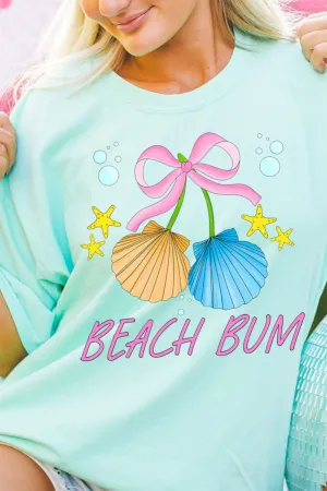 Coquette Shell Beach Bum Comfort Colors Adult Ring-Spun Cotton Tee