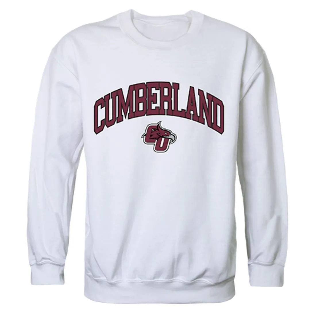 Cumberland University Campus Crewneck Pullover Sweatshirt Sweater White