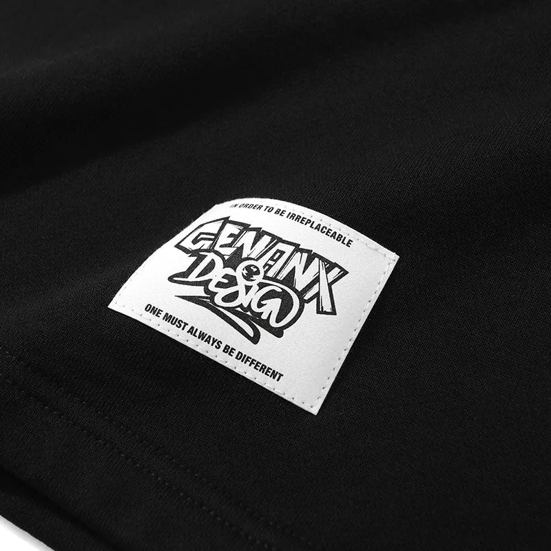 Cyberpunk Fake Two Piece Spliced Hoodies