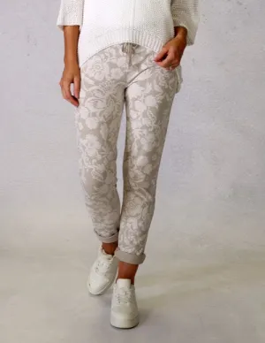 Deck Joggers Beige