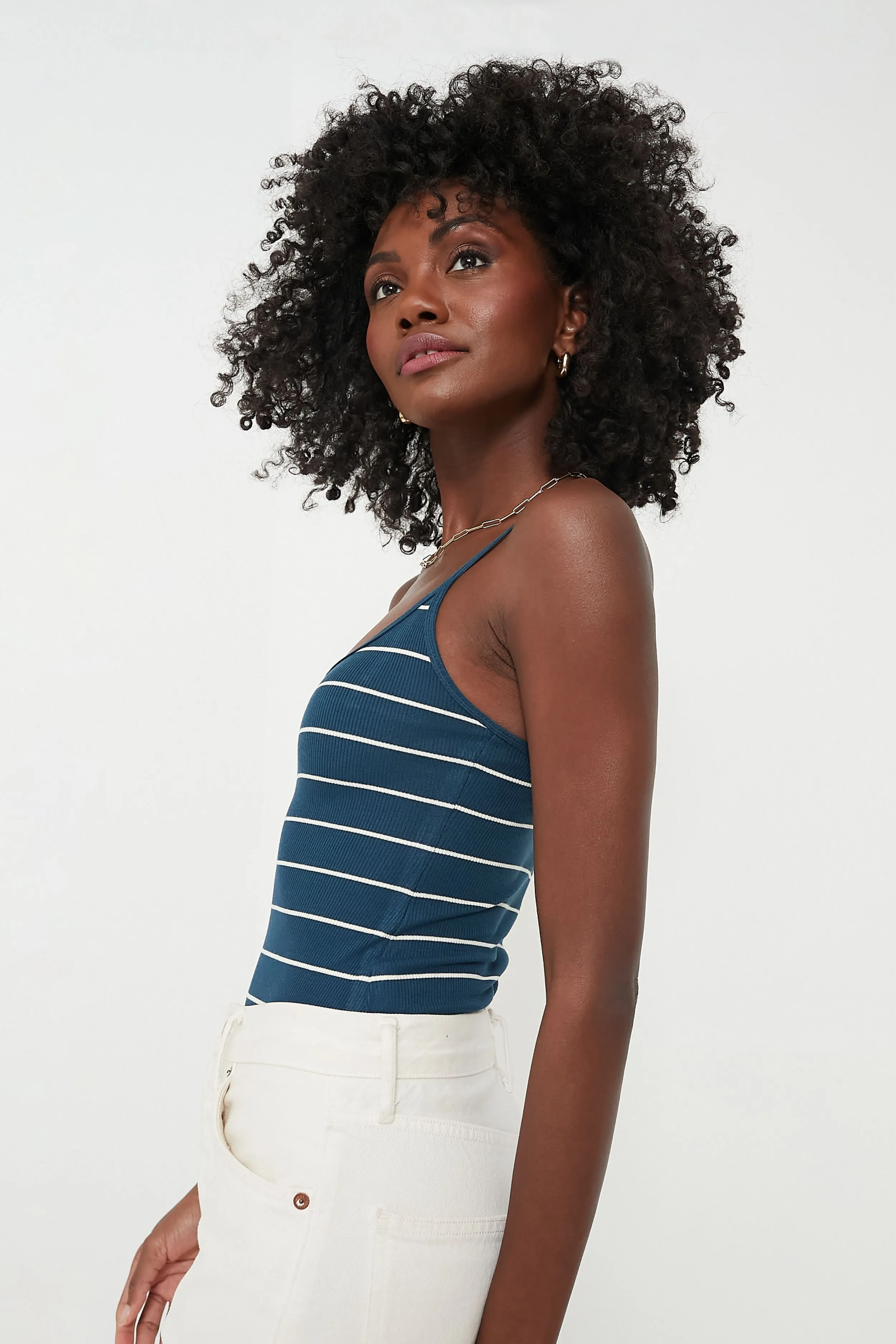 Deep Storm Scoop Cami Bodysuit