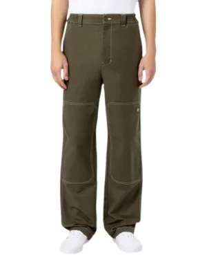 Dickies Florala Double Knee Twill Pants - Moss