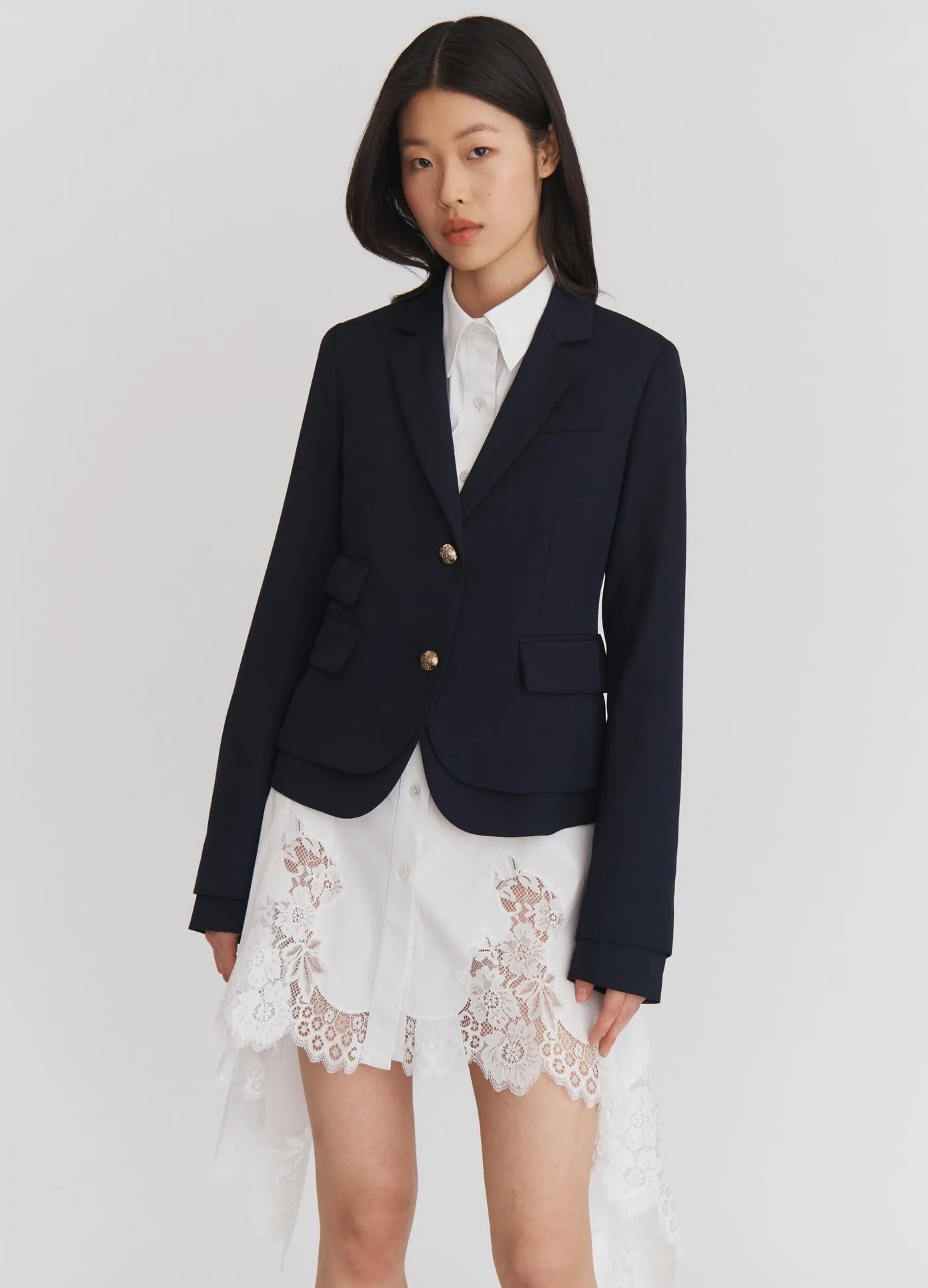 Double Layer Tailored Jacket