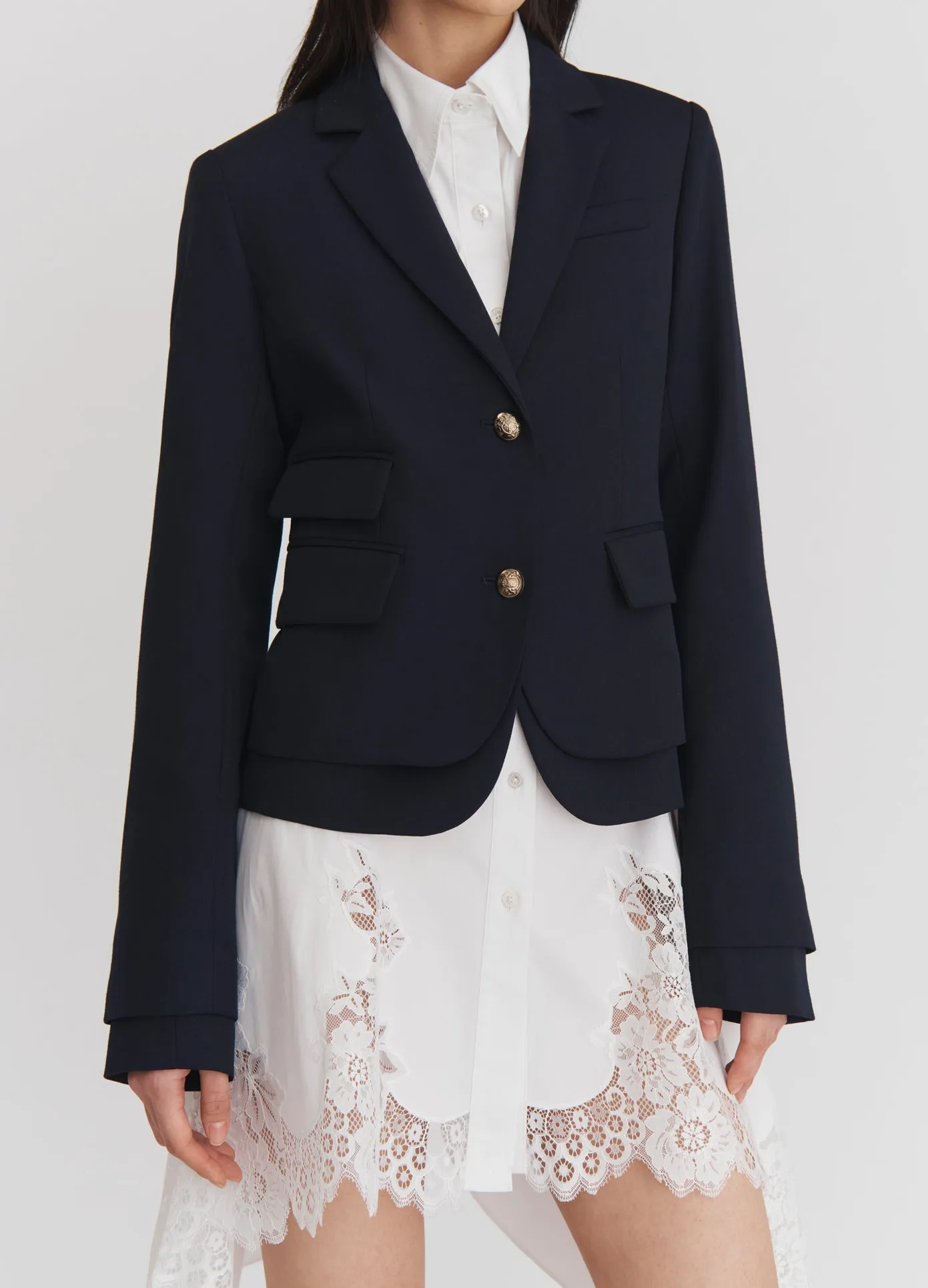 Double Layer Tailored Jacket